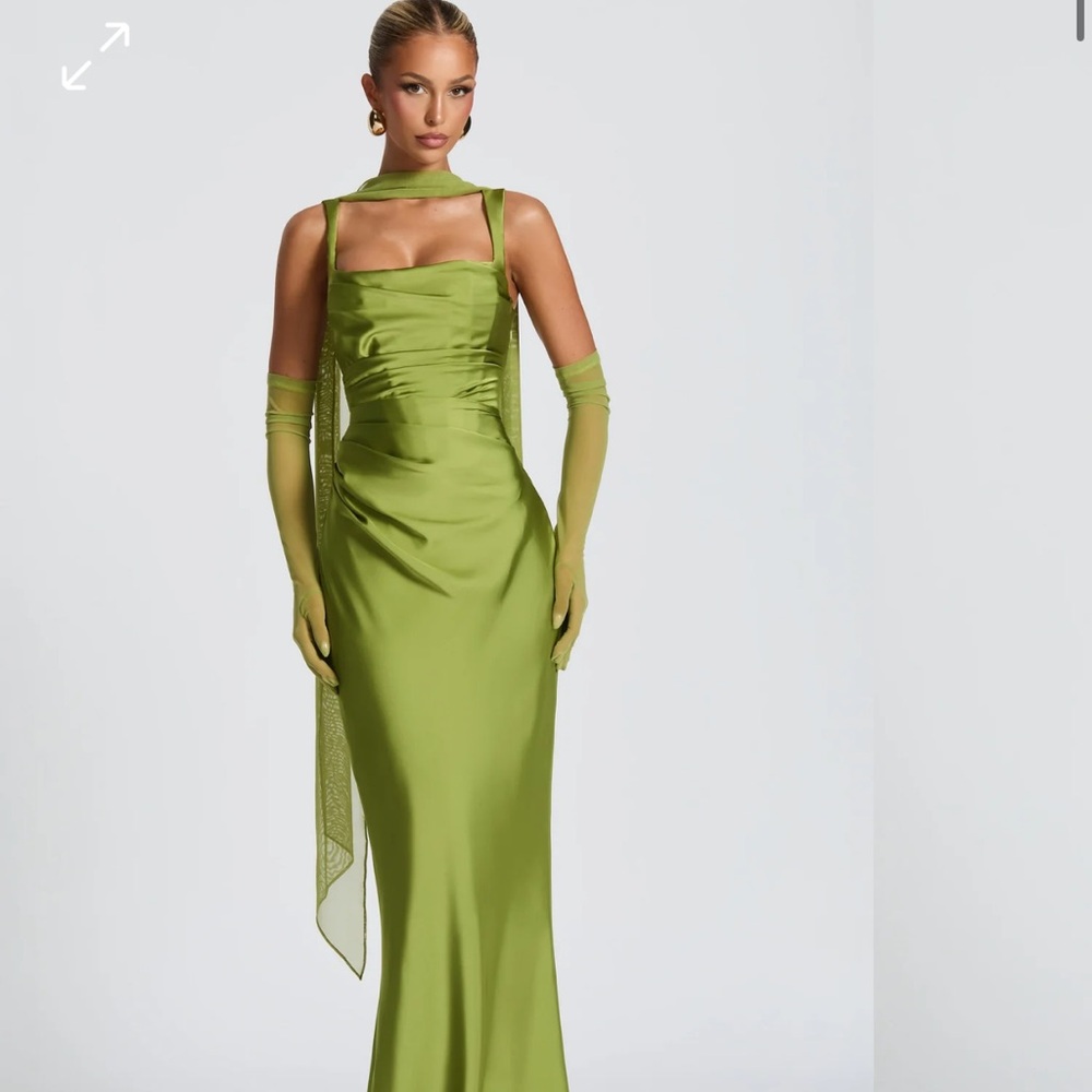 Babyboo Fashion Calanthe Maxi Dress with Scarf + Glove